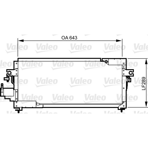 Condenseur de climatisation Valeo 814275 Condenseur de climatisation Valeo 814275