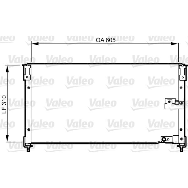 Condenseur de climatisation Valeo 814276 Condenseur de climatisation Valeo 814276