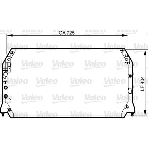 Condenseur de climatisation Valeo 814283 Condenseur de climatisation Valeo 814283