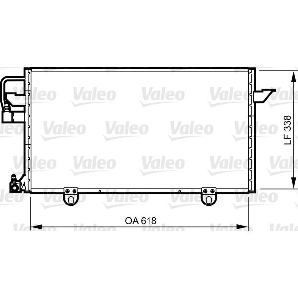 Condenseur de climatisation Valeo 814286 Condenseur de climatisation Valeo 814286