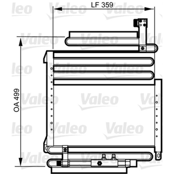 Condenseur de climatisation Valeo 814288 Condenseur de climatisation Valeo 814288