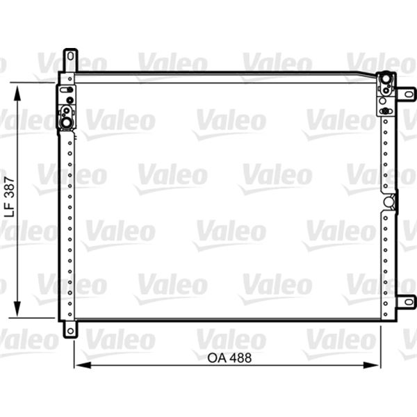 Condenseur de climatisation Valeo 814293 Condenseur de climatisation Valeo 814293