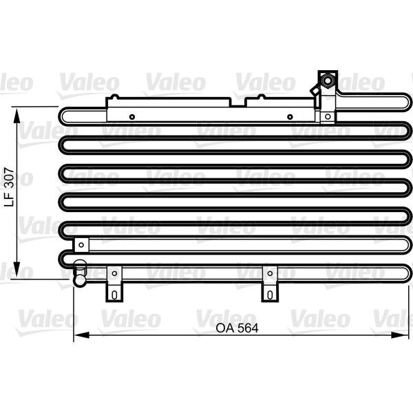 Condenseur de climatisation Valeo 814295 Condenseur de climatisation Valeo 814295