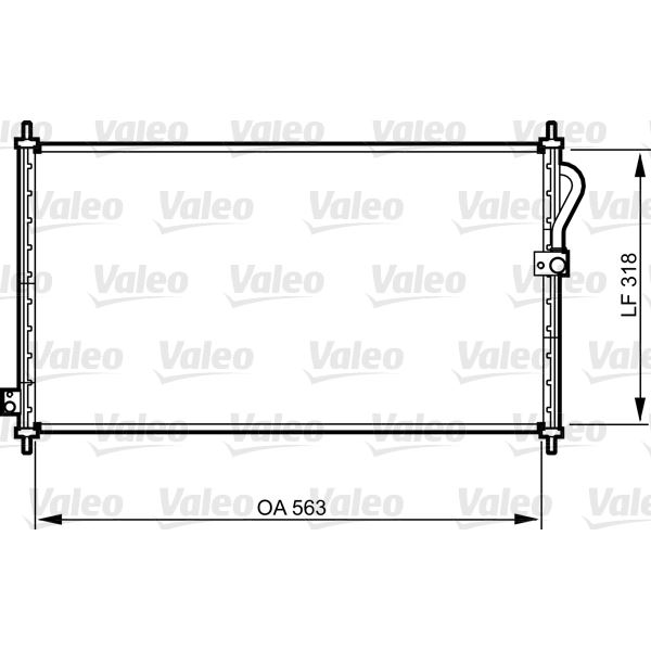 Condenseur de climatisation Valeo 814302 Condenseur de climatisation Valeo 814302