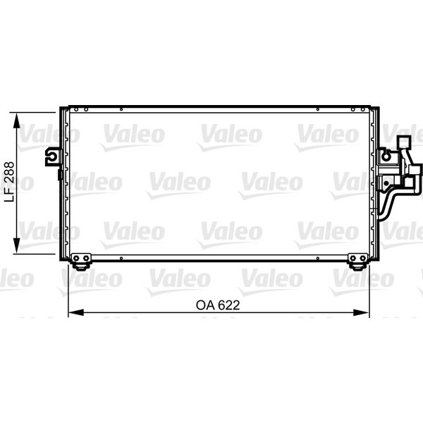 Condenseur de climatisation Valeo 814303 Condenseur de climatisation Valeo 814303