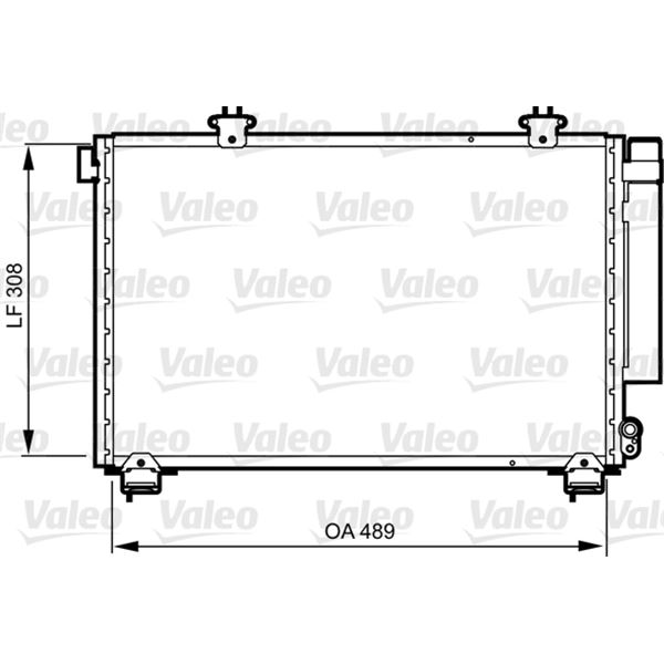 Condenseur de climatisation Valeo 814307 Condenseur de climatisation Valeo 814307