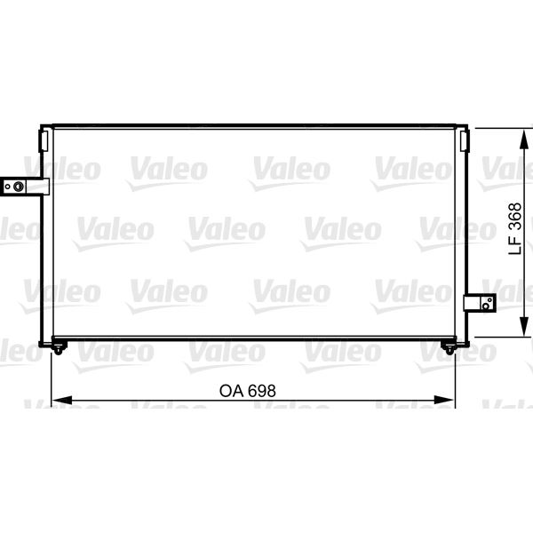Condenseur de climatisation Valeo 814311 Condenseur de climatisation Valeo 814311