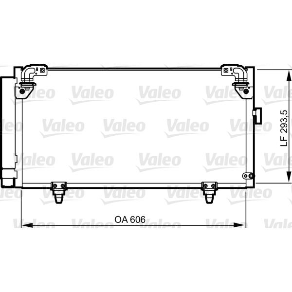 Condenseur de climatisation Valeo 814314 Condenseur de climatisation Valeo 814314
