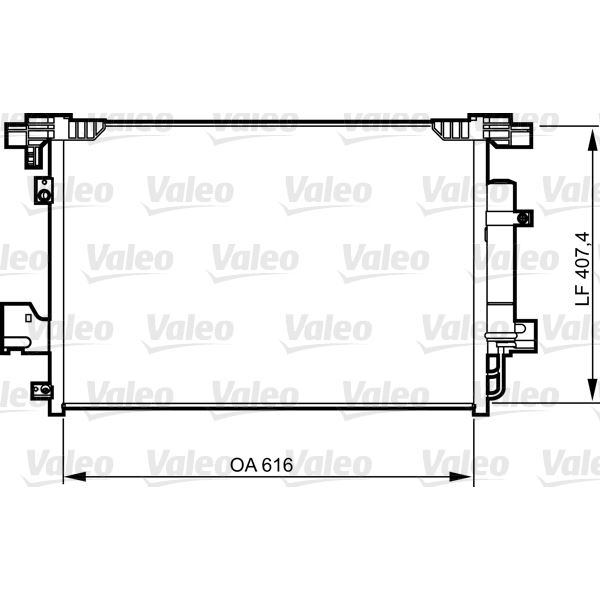 Condenseur de climatisation Valeo 814315 Condenseur de climatisation Valeo 814315