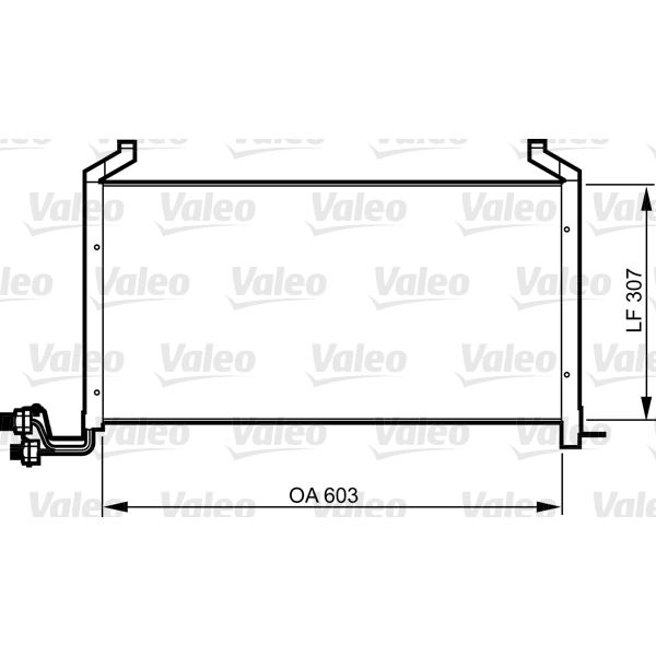 Condenseur de climatisation Valeo 814317 Condenseur de climatisation Valeo 814317