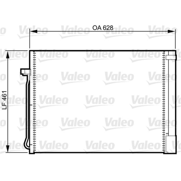 Condenseur de climatisation Valeo 814367 Condenseur de climatisation Valeo 814367