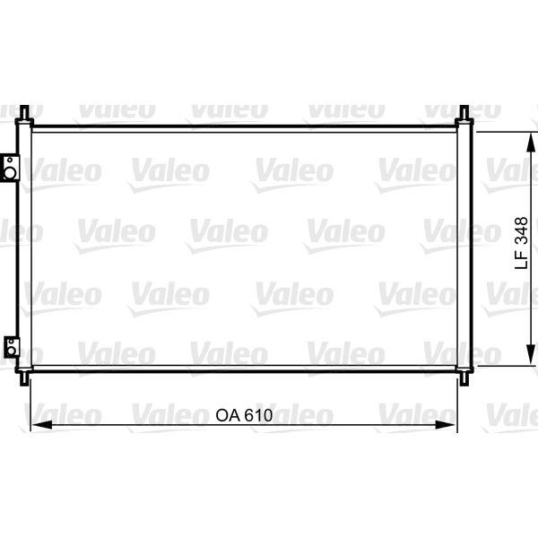 Condenseur de climatisation Valeo 817780 Condenseur de climatisation Valeo 817780