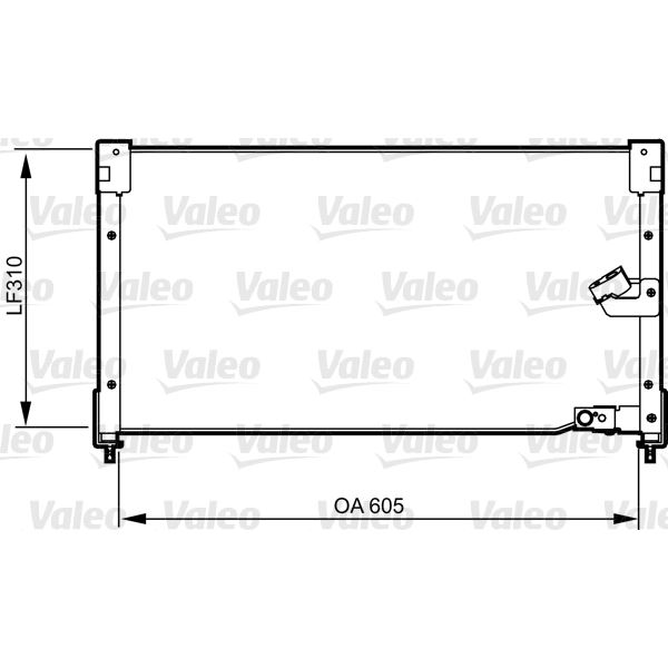 Condenseur de climatisation Valeo 817781 Condenseur de climatisation Valeo 817781