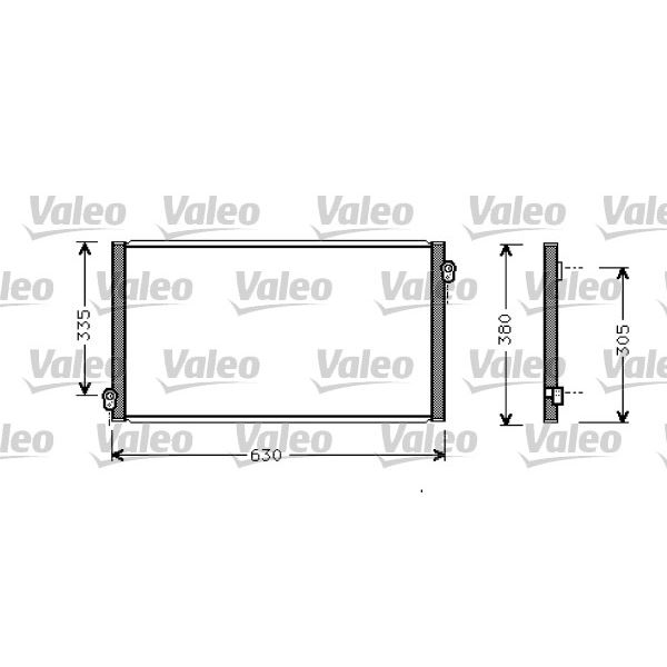 Condenseur de climatisation Valeo 817783 Condenseur de climatisation Valeo 817783