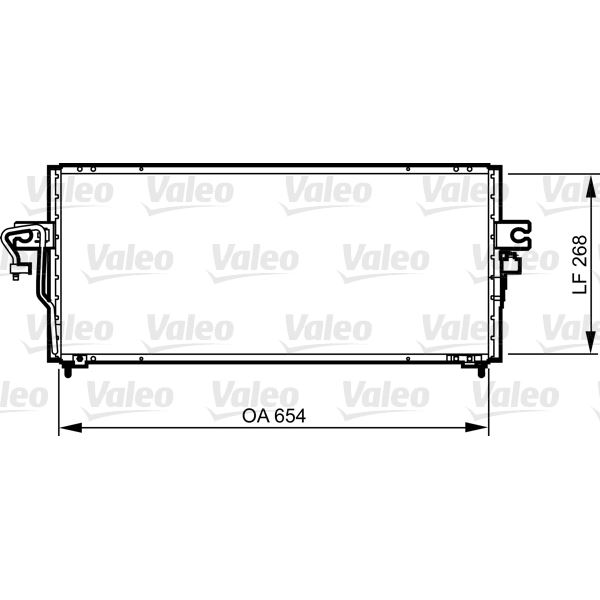 Condenseur de climatisation Valeo 817792 Condenseur de climatisation Valeo 817792