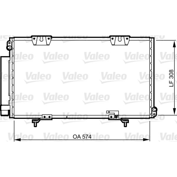 Condenseur de climatisation Valeo 817803 Condenseur de climatisation Valeo 817803