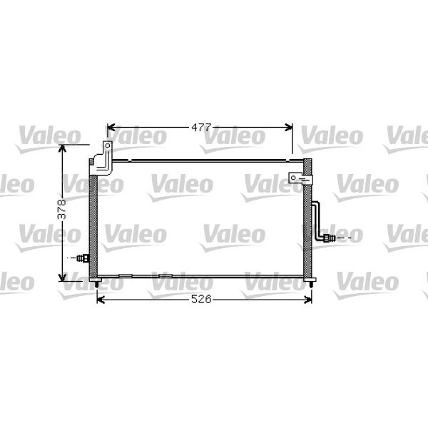 Condenseur de climatisation Valeo 818060 Condenseur de climatisation Valeo 818060