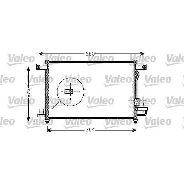Condenseur de climatisation Valeo 818061 Condenseur de climatisation Valeo 818061