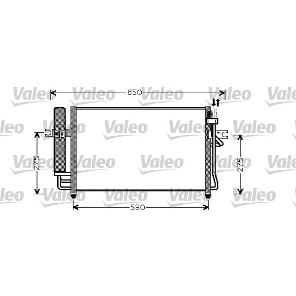 Condenseur de climatisation Valeo 818074 Condenseur de climatisation Valeo 818074