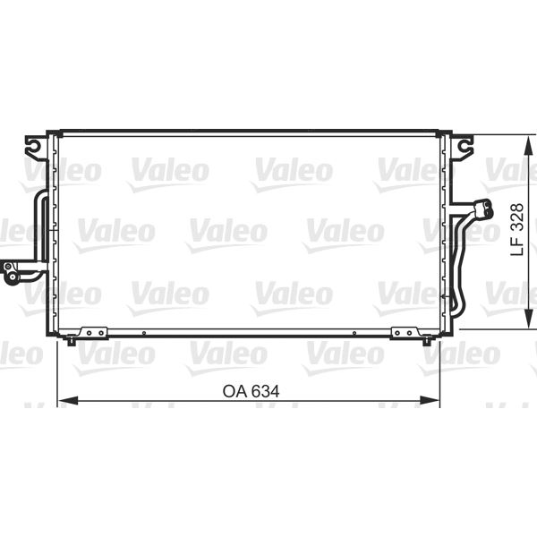 Condenseur de climatisation Valeo 818081 Condenseur de climatisation Valeo 818081