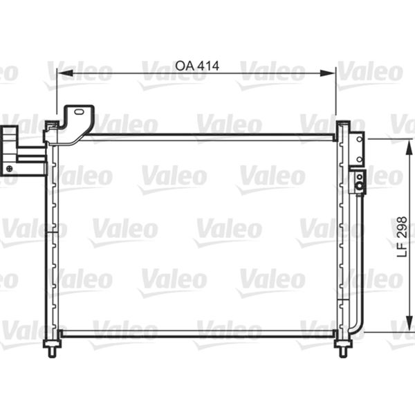 Condenseur de climatisation Valeo 818088 Condenseur de climatisation Valeo 818088