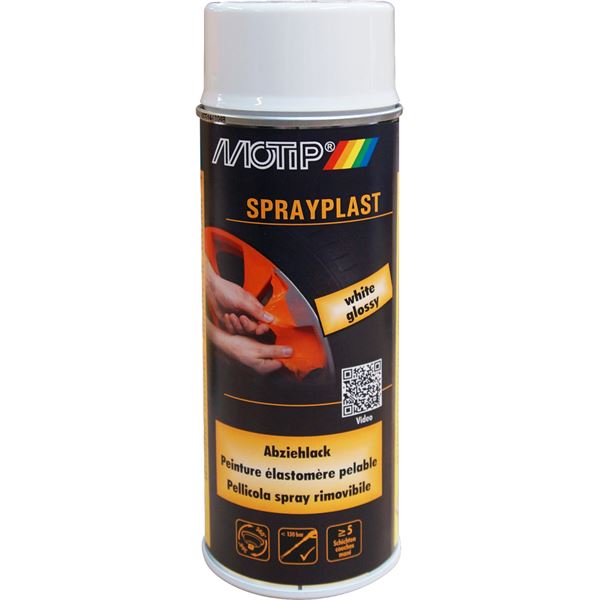 Aérosol élastomère pelable Sprayplast peinture, blanc 400 ml Aérosol élastomère pelable Sprayplast peinture, blanc 400 ml
