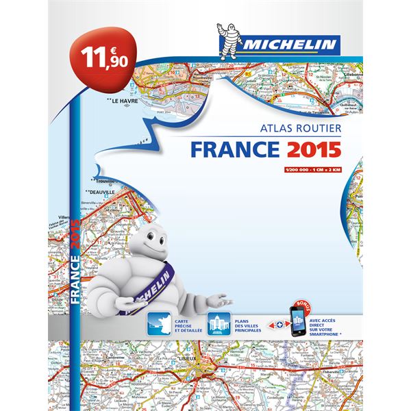 Atlas routier broché France 2015 Michelin Atlas routier broché France 2015 Michelin