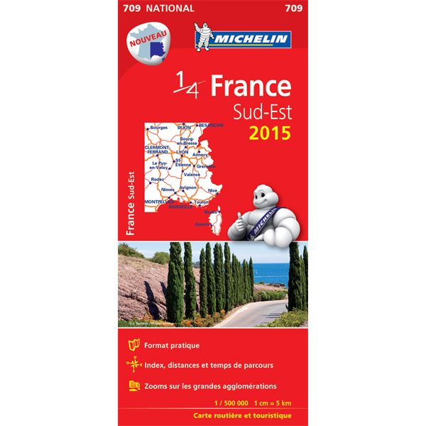 Carte de France Sud-Est 2015 Michelin Carte de France Sud-Est 2015 Michelin