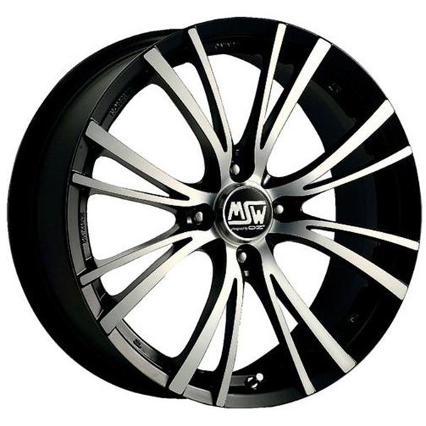 Jante MSW Msw20 Noir Mat Face Polie 6x14 4x100ET36 Jante MSW Msw20 Noir Mat Face Polie 6x14 4x100ET36