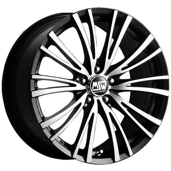 Jante MSW Msw20 Noir Mat Face Polie 8x17 5x120ET34 Jante MSW Msw20 Noir Mat Face Polie 8x17 5x120ET34