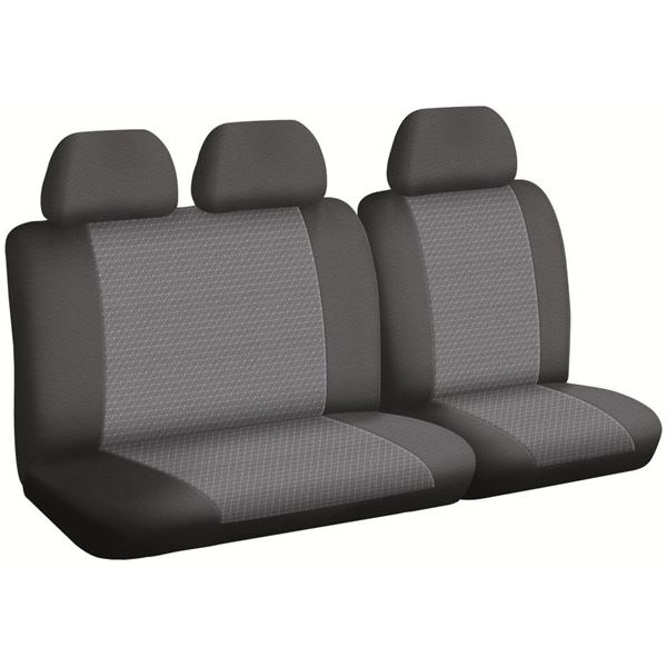 Housse de siège sur mesure pour Transit 2 tonnes dès 04/2014 1 siège + 1 banquette Housse de siège sur mesure pour Transit 2 tonnes dès 04/2014 1 siège + 1 banquette