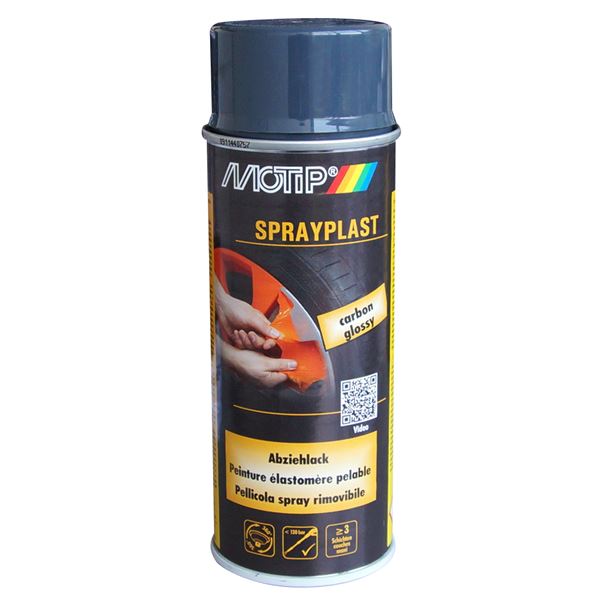 Aérosol élastomère pelable Sprayplast Carbone 400 ml Aérosol élastomère pelable Sprayplast Carbone 400 ml