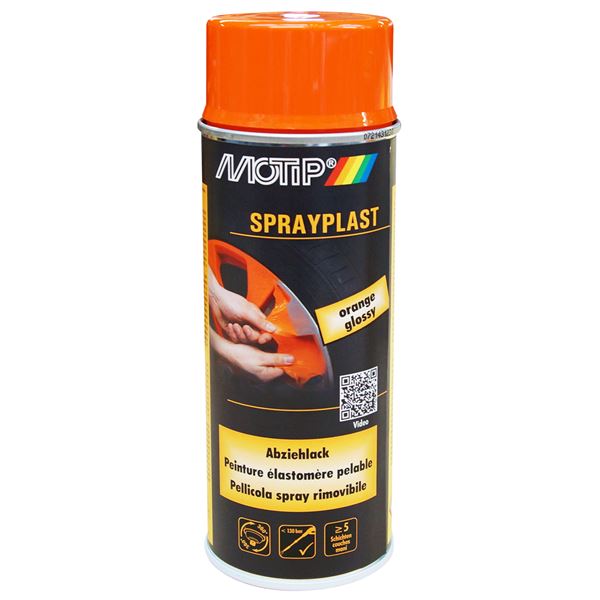 Aérosol élastomère pelable Sprayplast Orange 400 ml Aérosol élastomère pelable Sprayplast Orange 400 ml