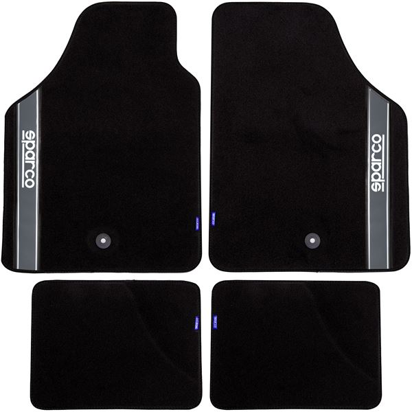 4 tapis moquette universels Sparco 4 tapis moquette universels Sparco