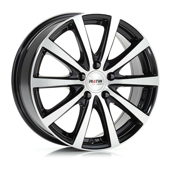 Jante PLATIN Pl66 Noir Brillant Poli 8,5x20 5x112ET30 Jante PLATIN Pl66 Noir Brillant Poli 8,5x20 5x112ET30