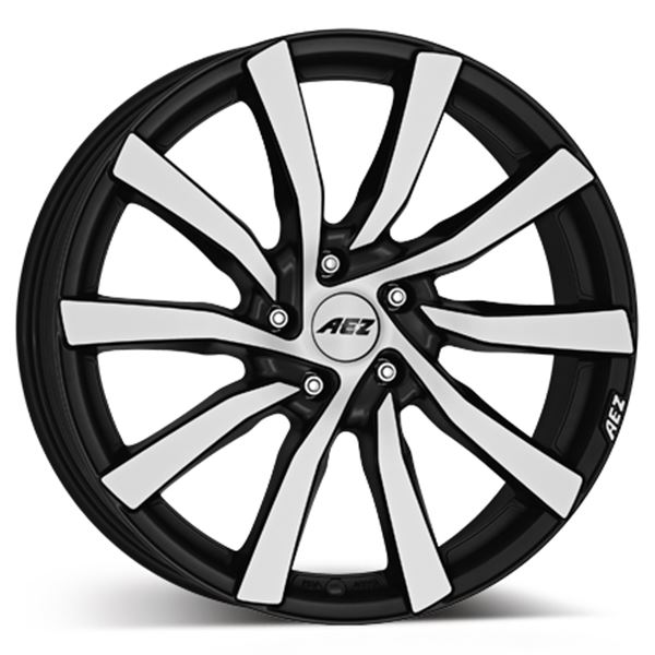 Jante AEZ Reef Noir Mat / Face Miroir 7,5x17 5x108ET45 Jante AEZ Reef Noir Mat / Face Miroir 7,5x17 5x108ET45