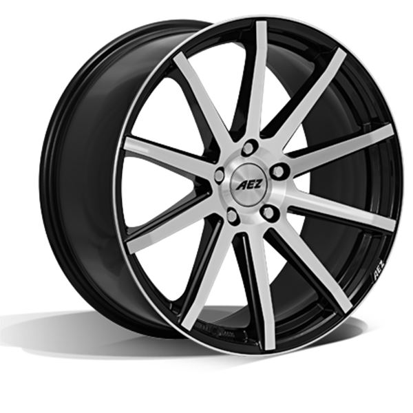 Jante AEZ Straight Noir Mat / Face Miroir 7,5x17 4x100ET35 Jante AEZ Straight Noir Mat / Face Miroir 7,5x17 4x100ET35