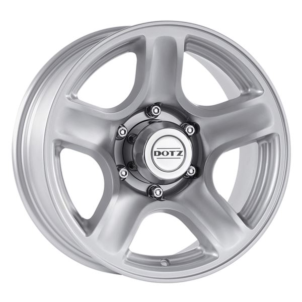 Jante DOTZ Hammada Silver 7x15 5x139,7ET0 Jante DOTZ Hammada Silver 7x15 5x139,7ET0