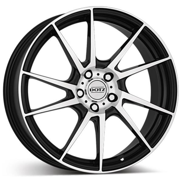 Jante DOTZ Kendo Noir Mat / Face Miroir 7x17 4x100ET35 Jante DOTZ Kendo Noir Mat / Face Miroir 7x17 4x100ET35