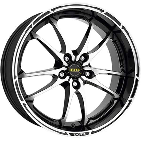 Jante DOTZ Tupac Noir Mat / Face Miroir 9,5x20 5x112ET28 Jante DOTZ Tupac Noir Mat / Face Miroir 9,5x20 5x112ET28