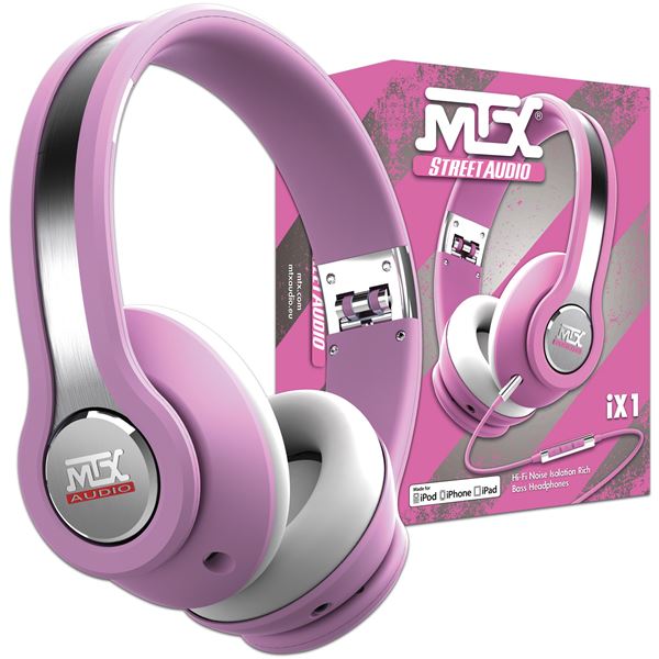 CASQUE AUDIO MTX IX1 ROSE CASQUE AUDIO MTX IX1 ROSE