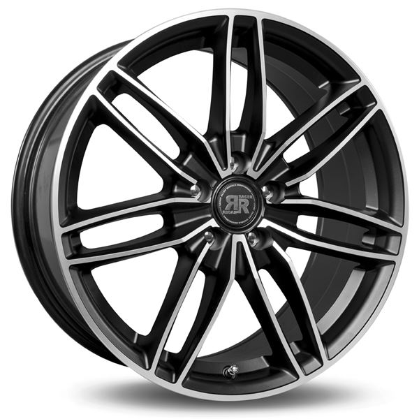 Jante RACER Edition Noir Satin Face Polie 7x16 5x115ET40 Jante RACER Edition Noir Satin Face Polie 7x16 5x115ET40