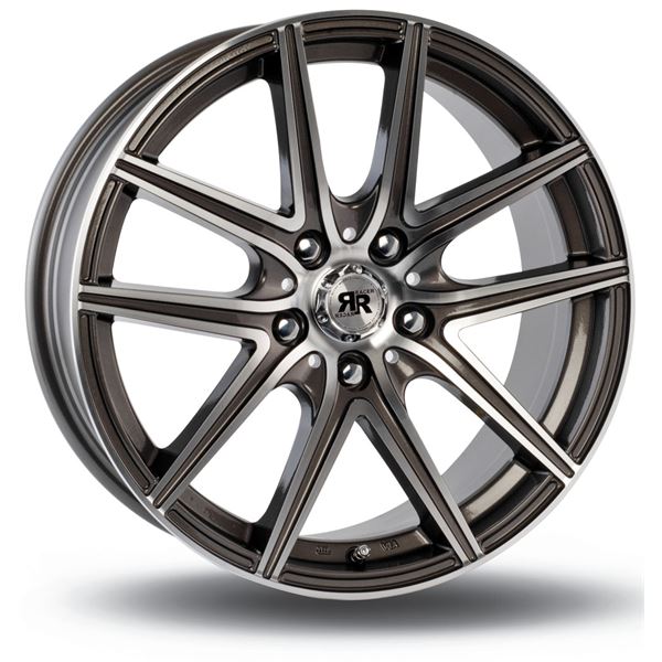 Jante RACER Hornet Gris Face Polie 7,5x17 5x120ET35 Jante RACER Hornet Gris Face Polie 7,5x17 5x120ET35