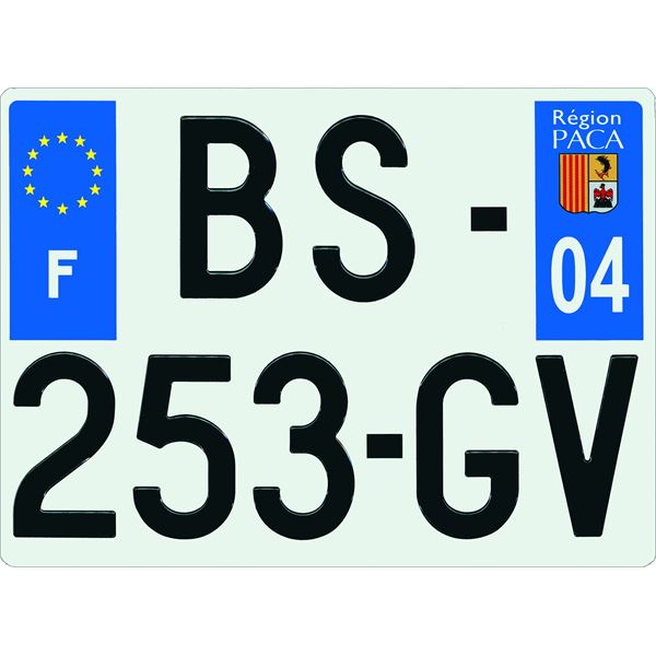 Plaque d'immatriculation Showroom 275x200mm Plaque d'immatriculation Showroom 275x200mm