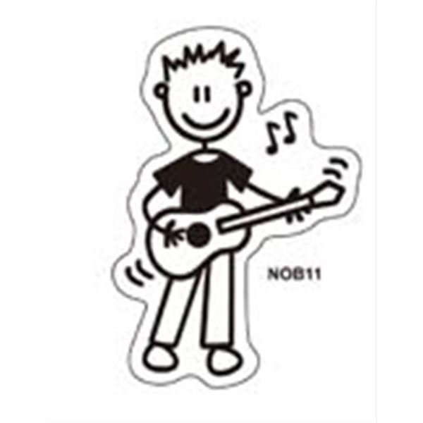 ADHESIF FAMILLE GARCON GUITARE ADHESIF FAMILLE GARCON GUITARE