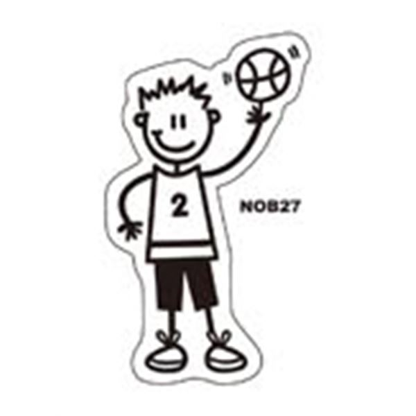 ADHESIF FAMILLE GARCON BASKET ADHESIF FAMILLE GARCON BASKET