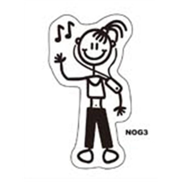ADHESIF FAMILLE FILLE CHANTEUS ADHESIF FAMILLE FILLE CHANTEUS