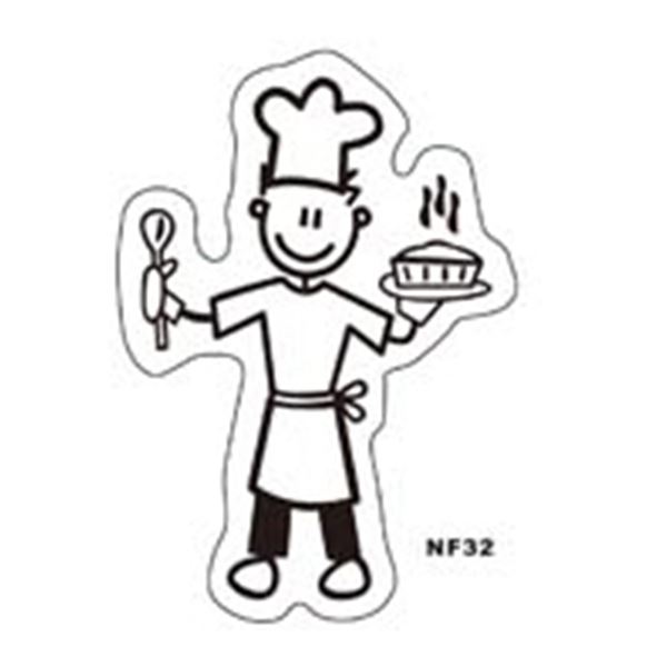 ADHESIF FAMILLE PAPA CUISINIER ADHESIF FAMILLE PAPA CUISINIER