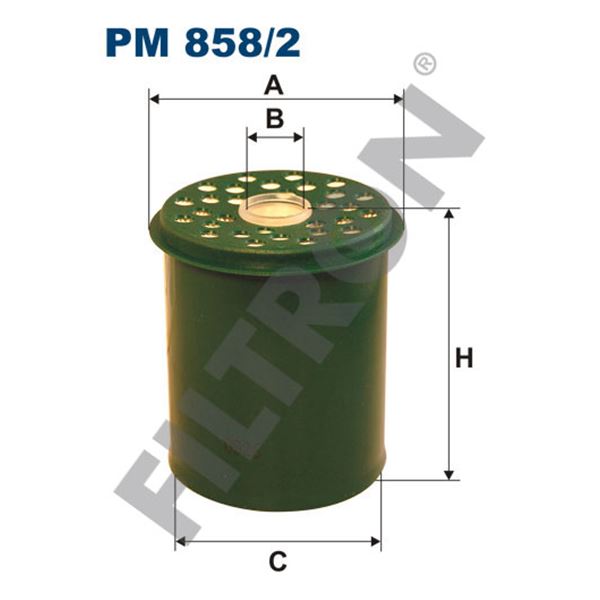 Filtre à gasoil Filtron PM858/2 Filtre à gasoil Filtron PM858/2