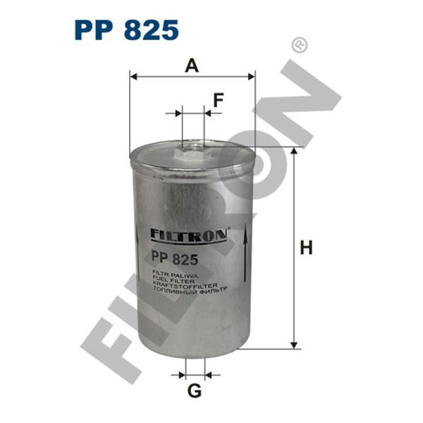 Filtre à gasoil Filtron PP825 Filtre à gasoil Filtron PP825
